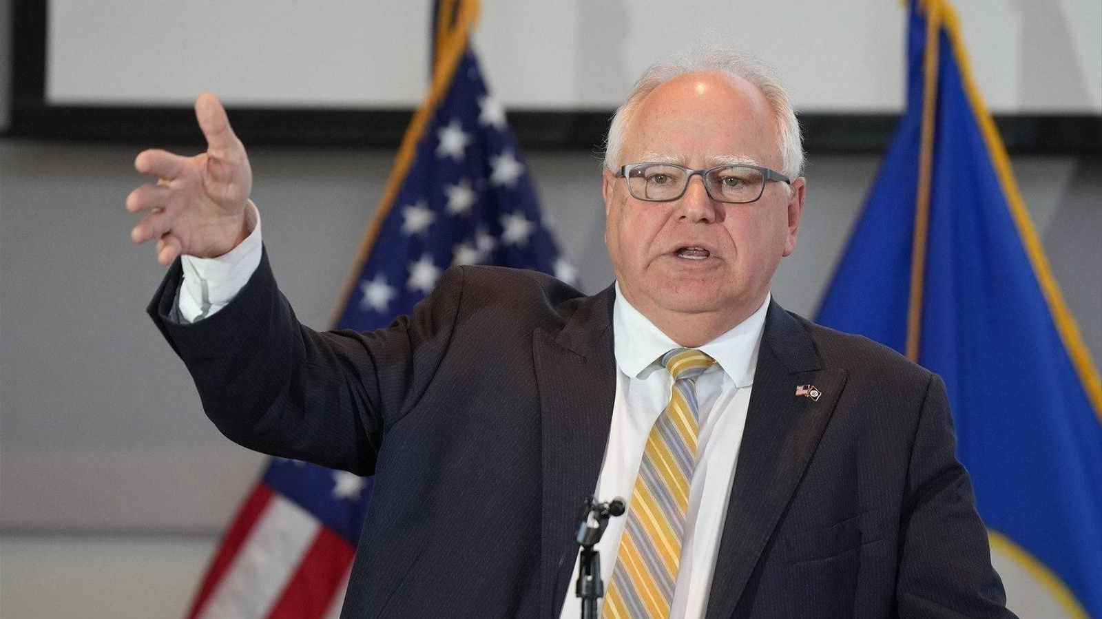 El gobernador de Minesota, Tim Walz. // E.P.