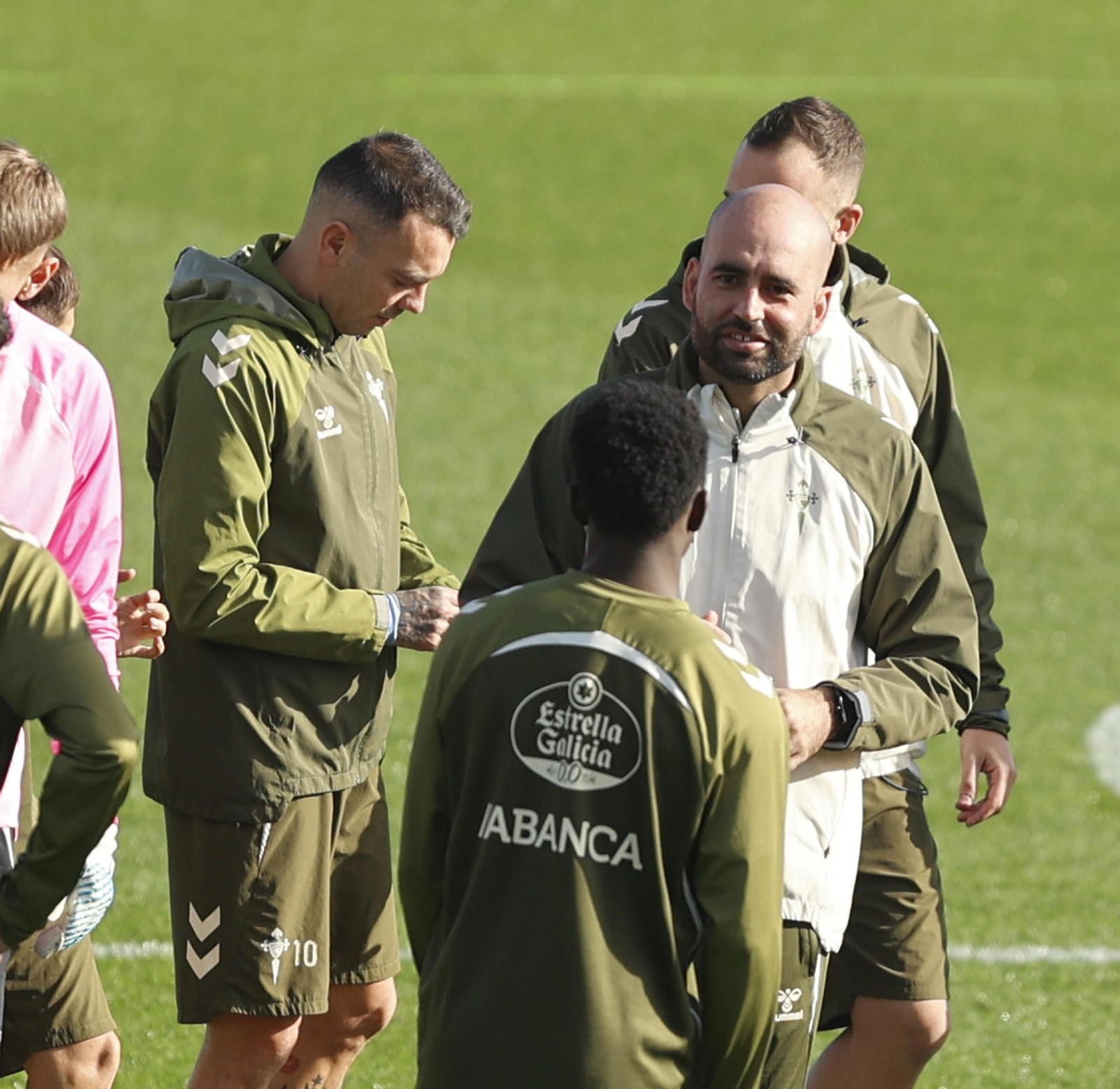 Galería | El Celta entrena en Afouteza antes del partido contra el Barcelona
