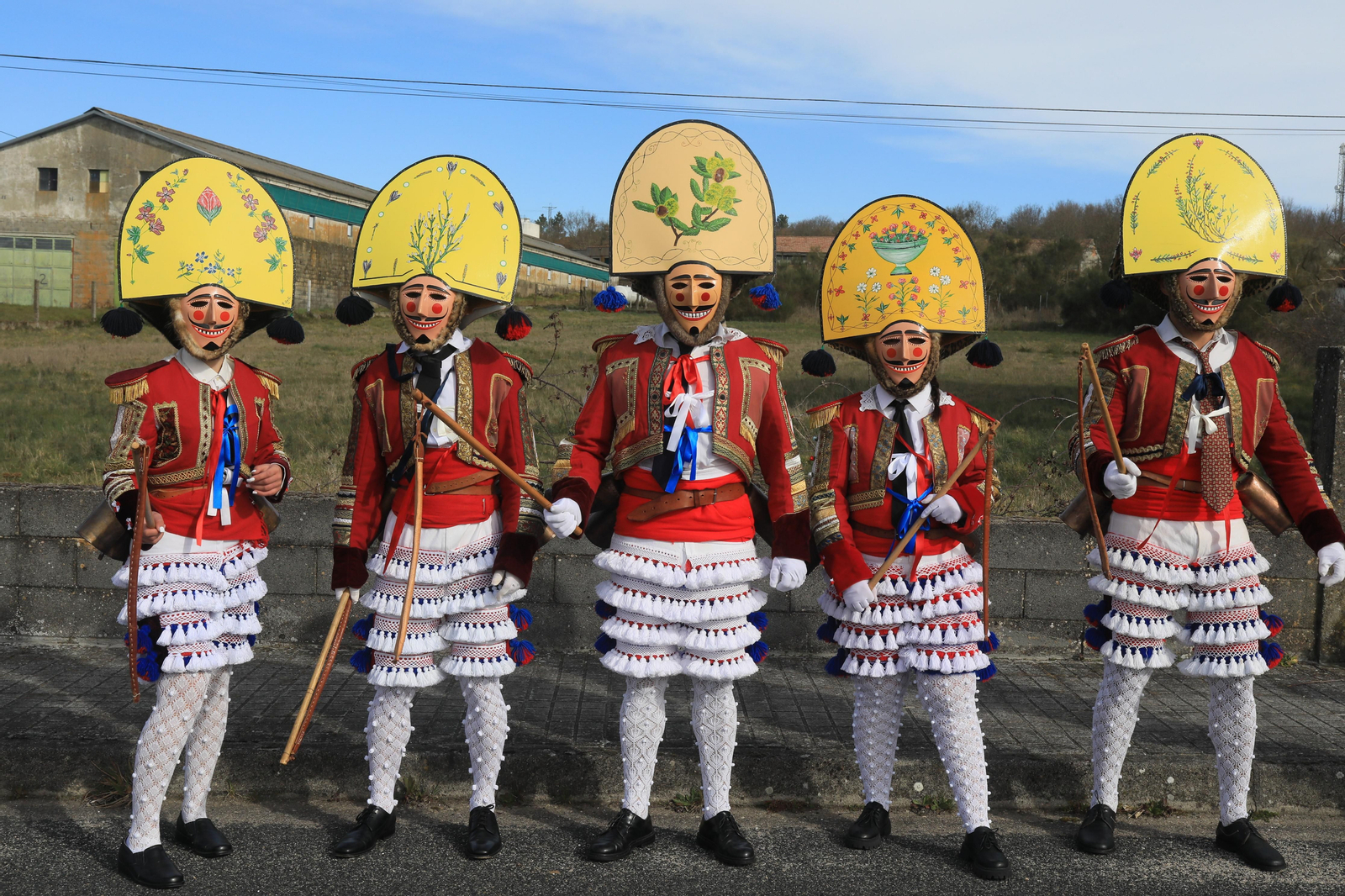 Desfile de entroido infantil en Cualedro. José Paz