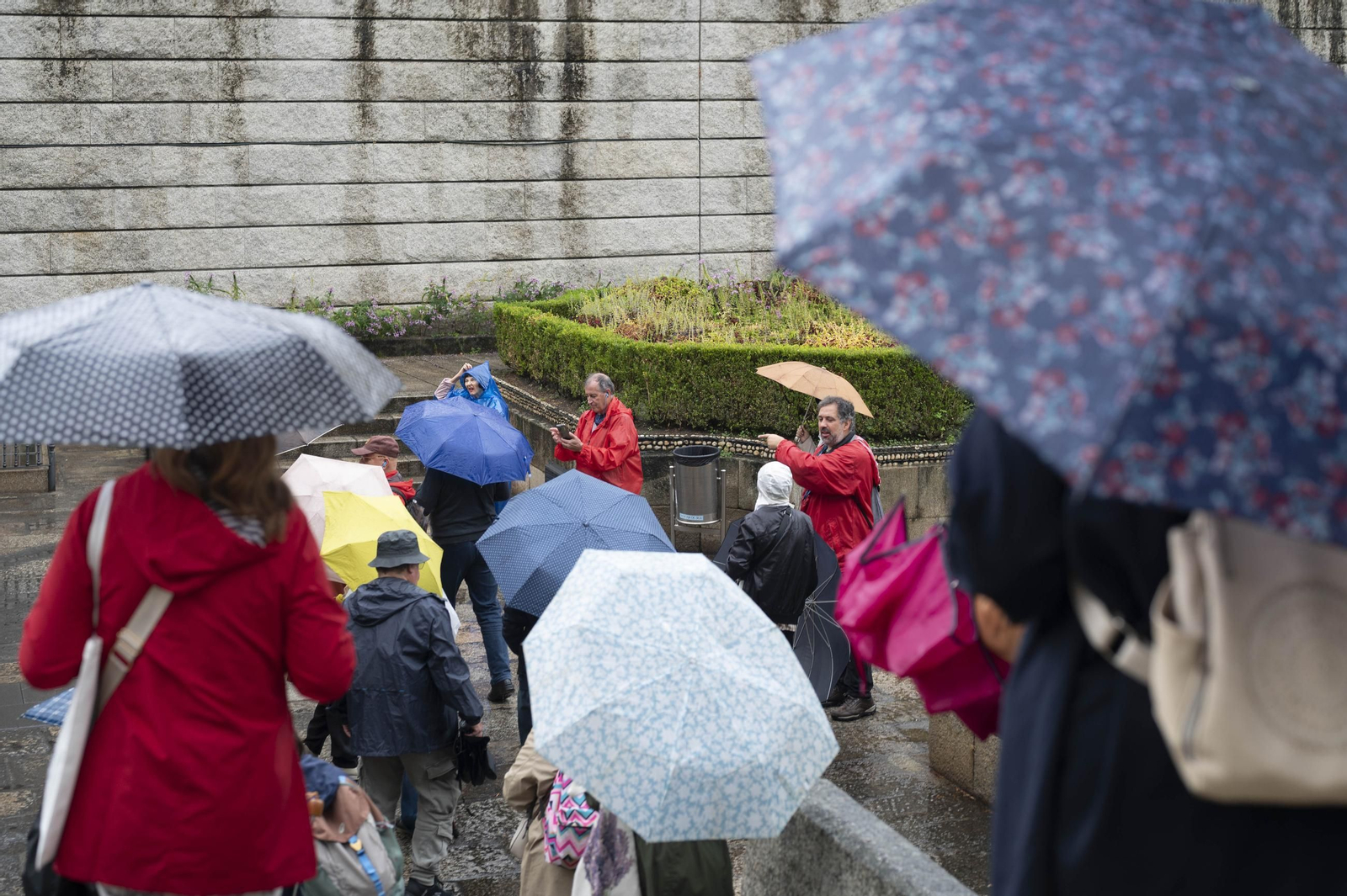 Galería | Otra tarde de agosto pasada por agua en Ourense
