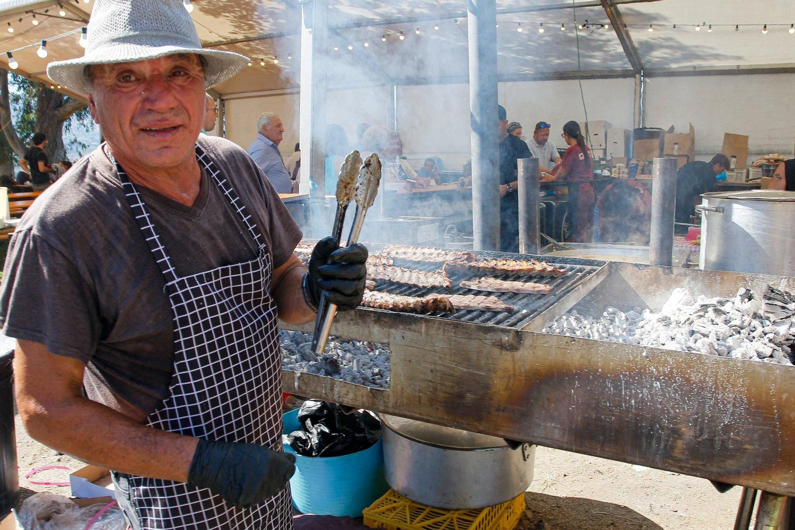 Churrasco por San Roque.