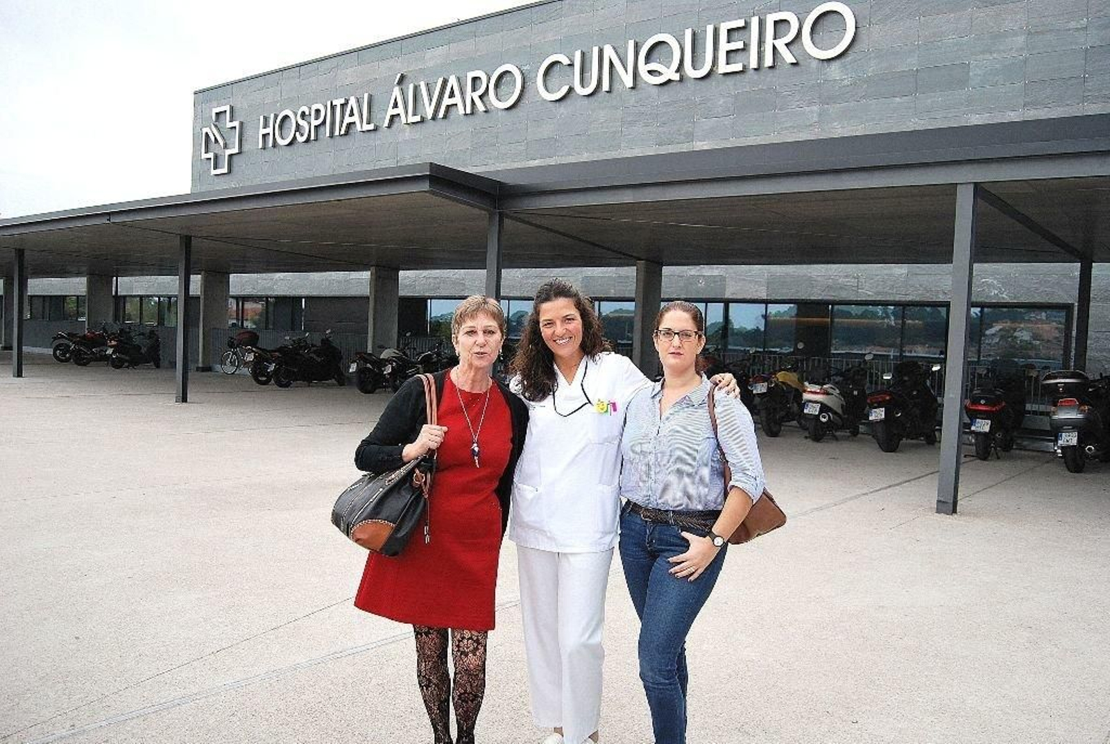 Carmen Velicia, Lorena Comesaña y Nerea Costas.
