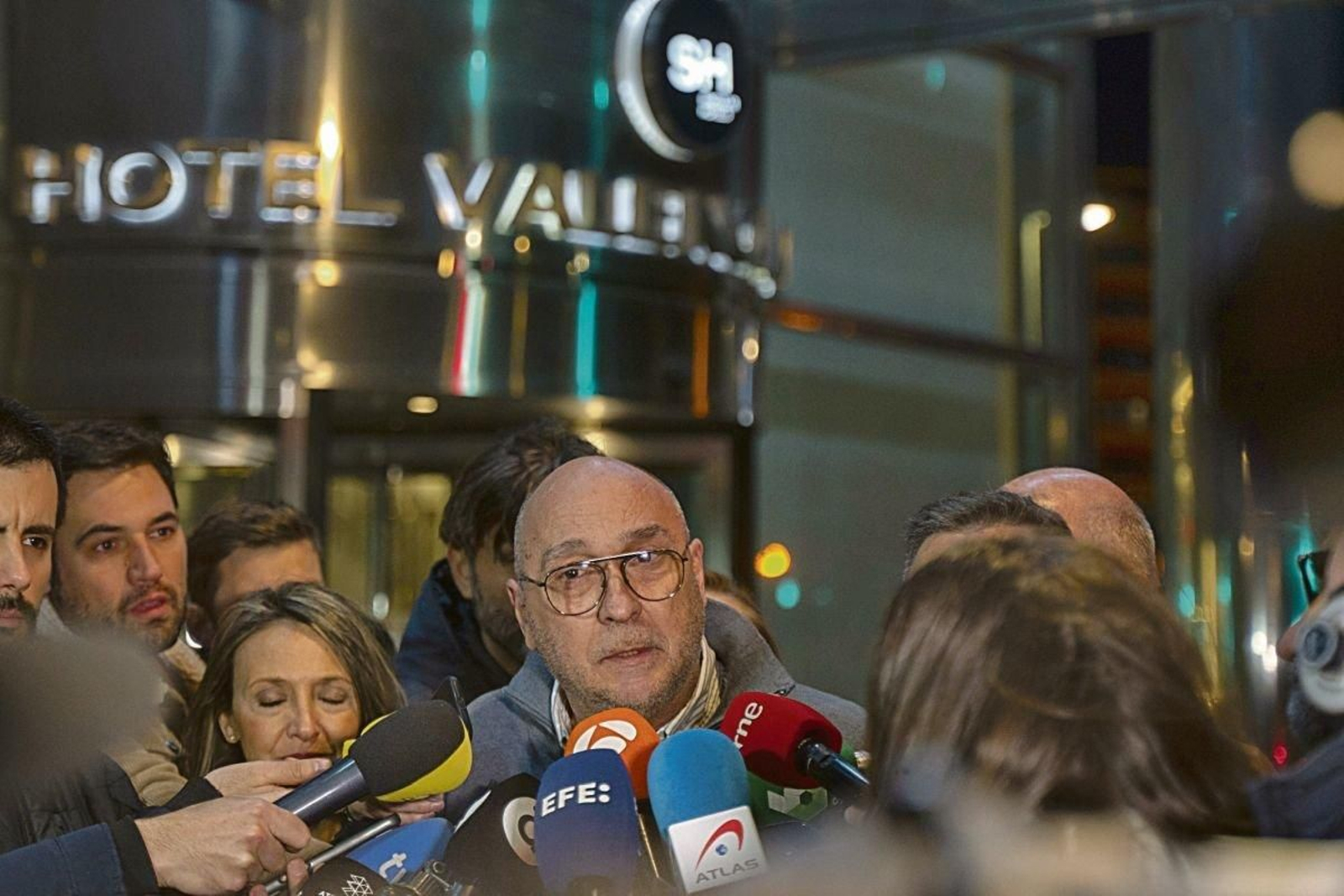 El presidente de la comunidad de vecinos, Emilio Verdejo.