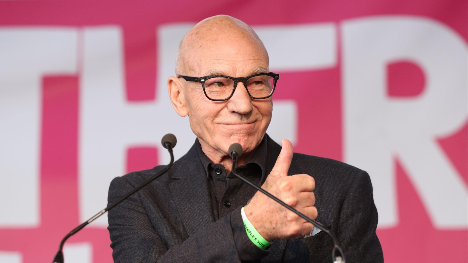 Sir Patrick Stewart.