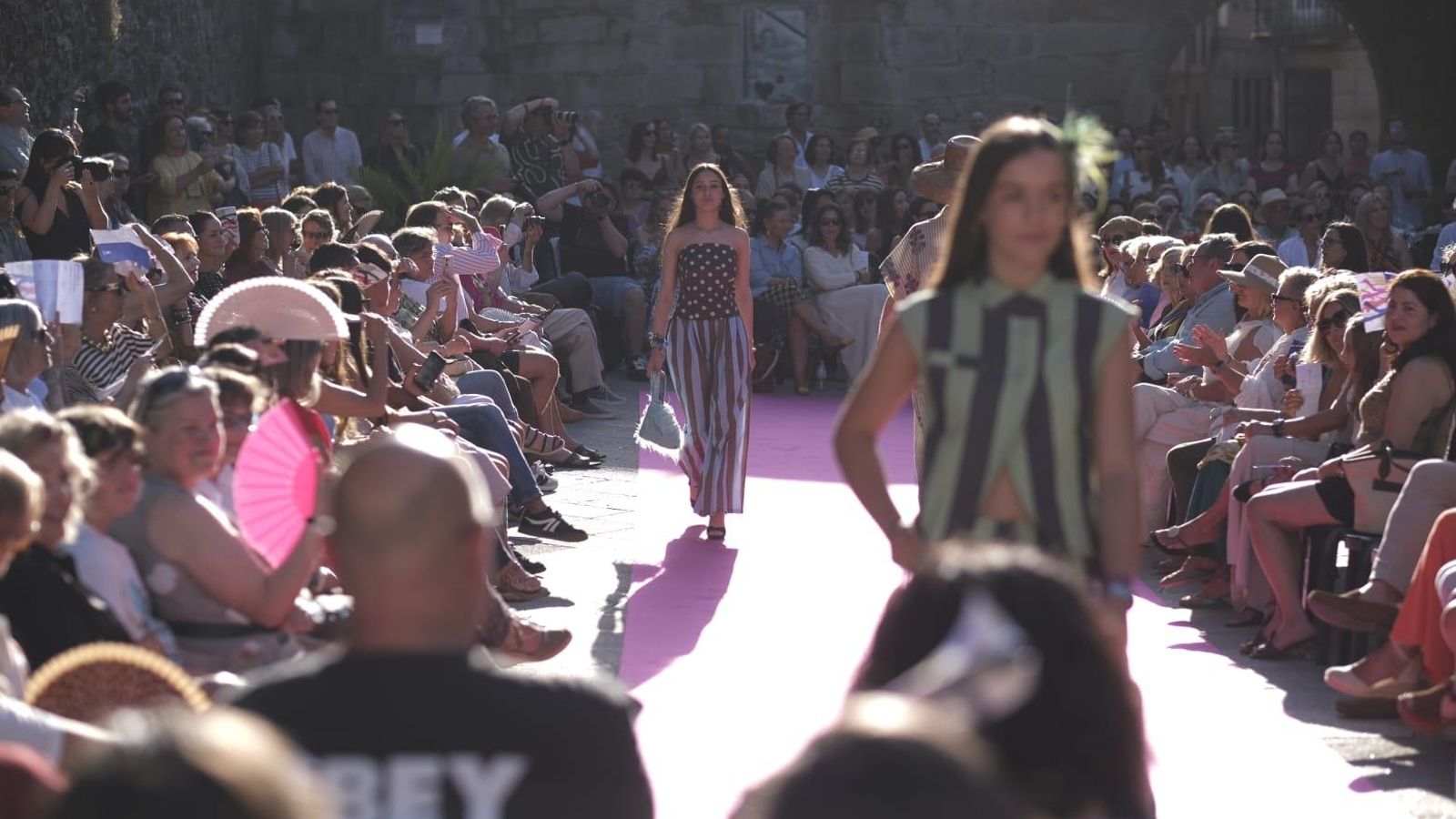Desfile de moda en Pontevedra.