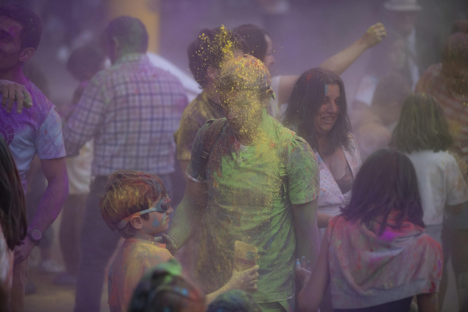 Galería | La fiesta de colores en Xinzo en imágenes