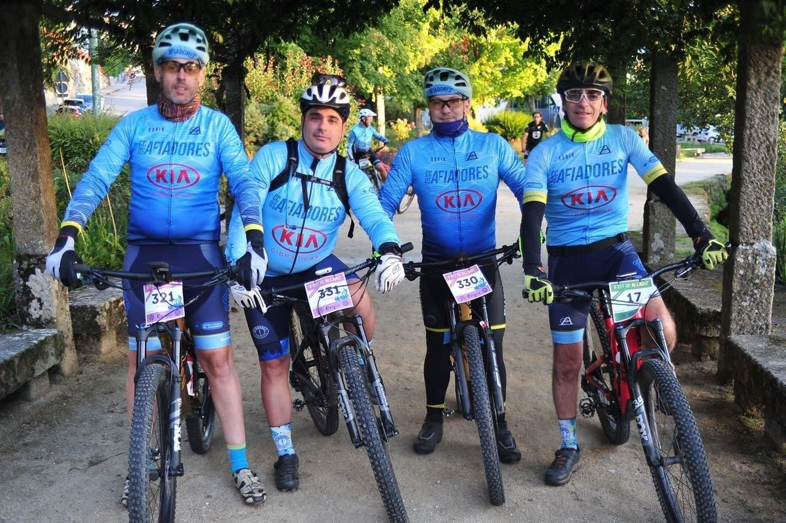 Listos para dar pedal