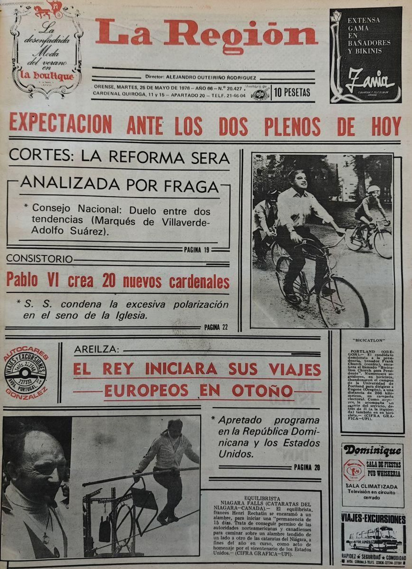 La primera de 1976.
