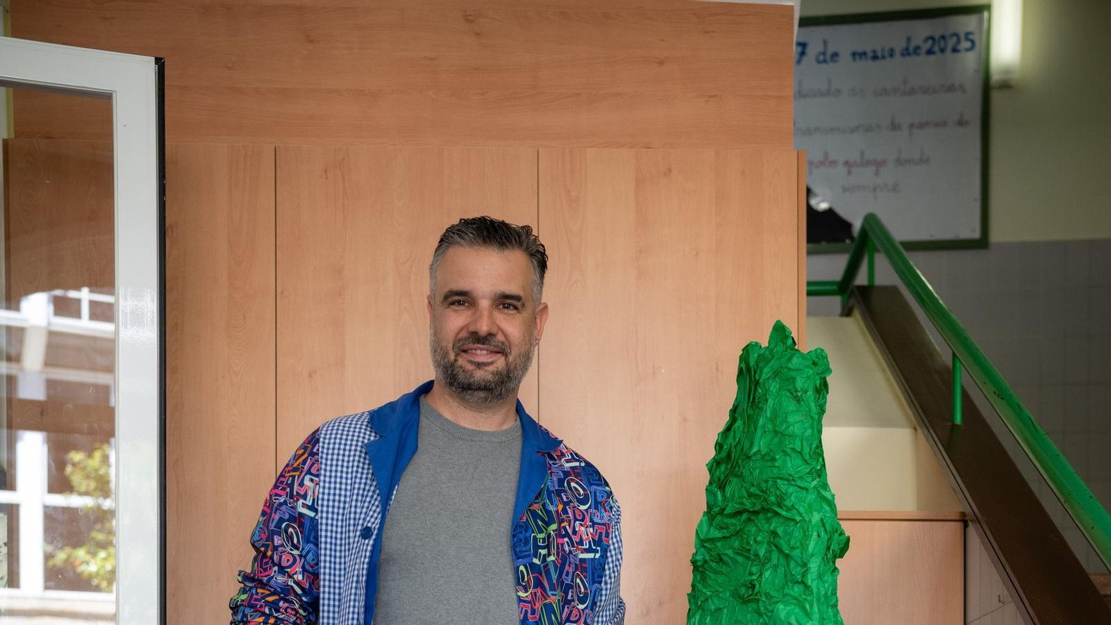 Rubén Febrero, director del CEIP As Mercedes.