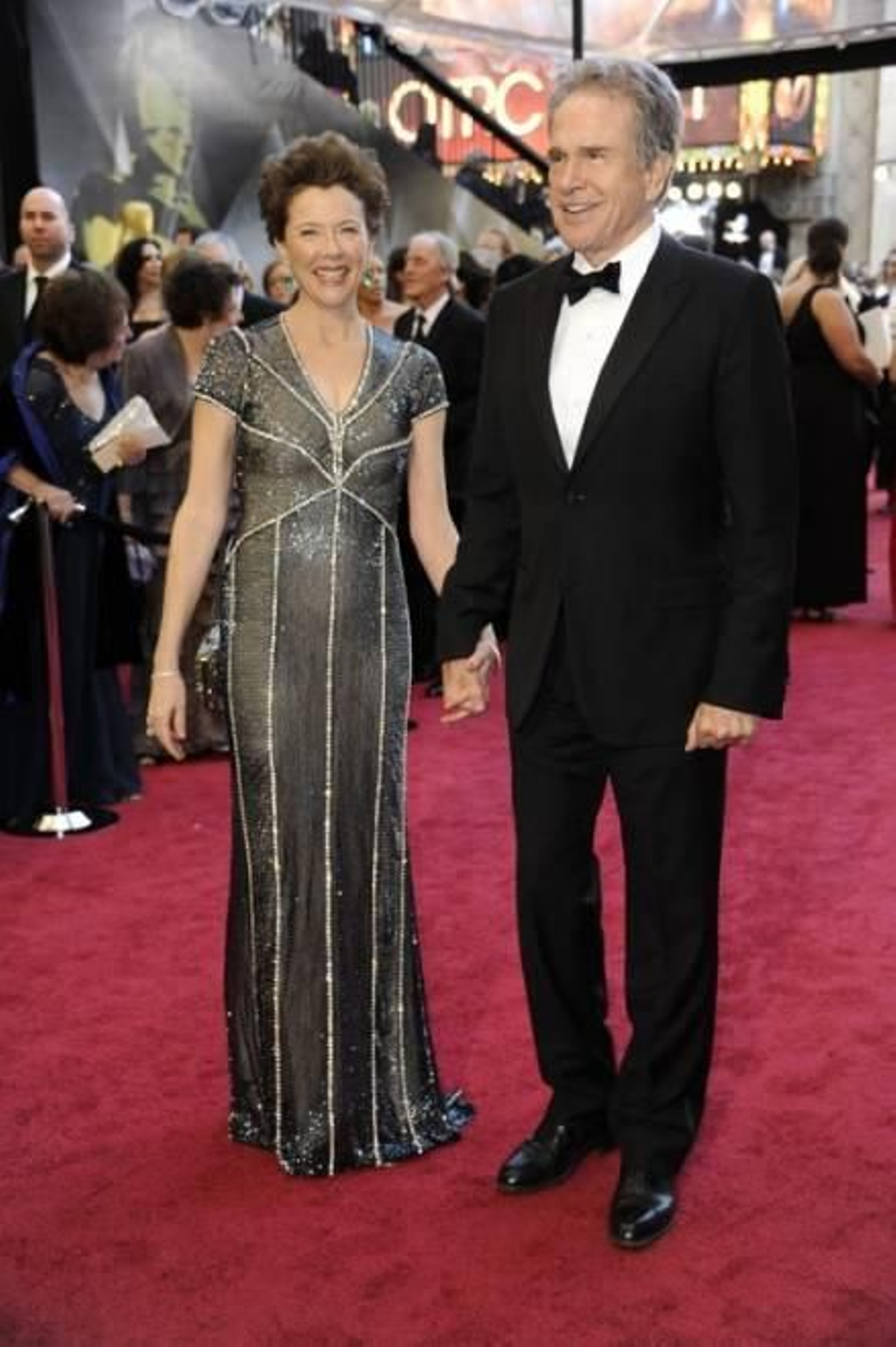 El actor Warren Beatty y Annete Bening.