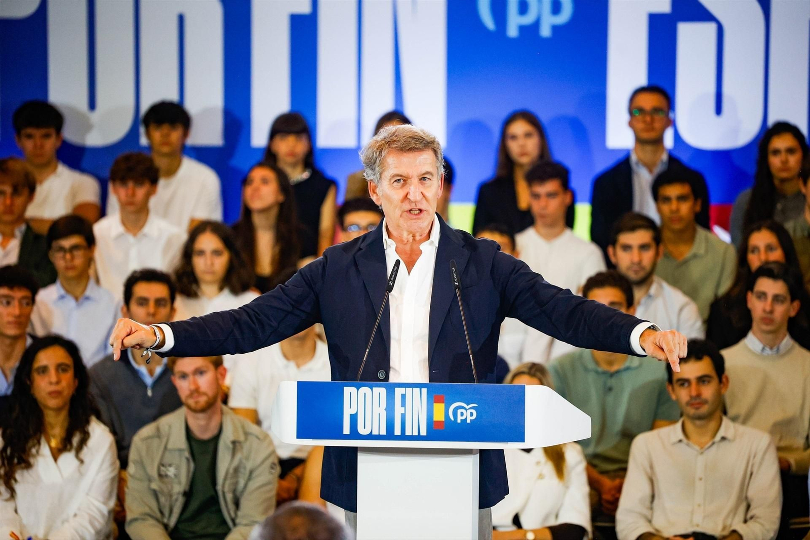 En la imagen el presidente del Partido Popular, Alberto Núñez Feijóo.