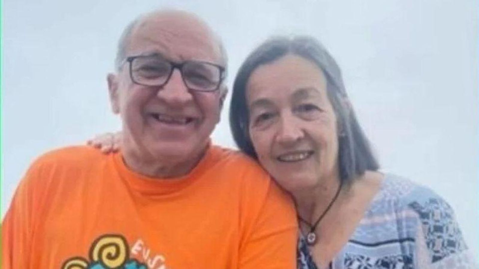 Alazne Solabarrieta y su marido.