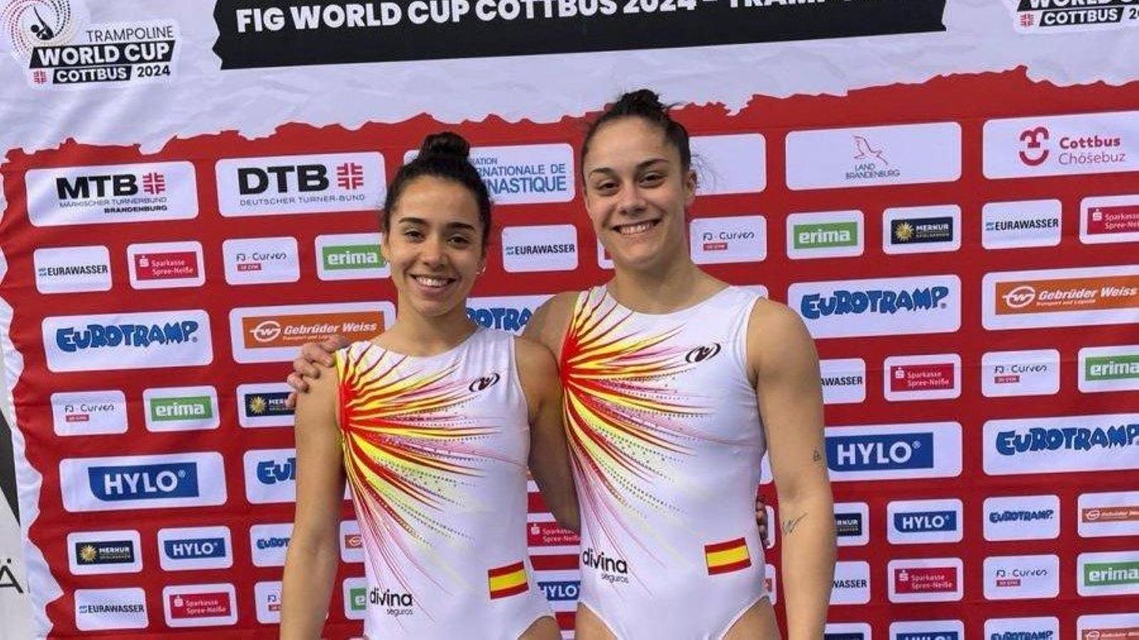 Noemí Romero y Melania Rodríguez disputan la Copa del Mundo de Cottbus, en Alemania.