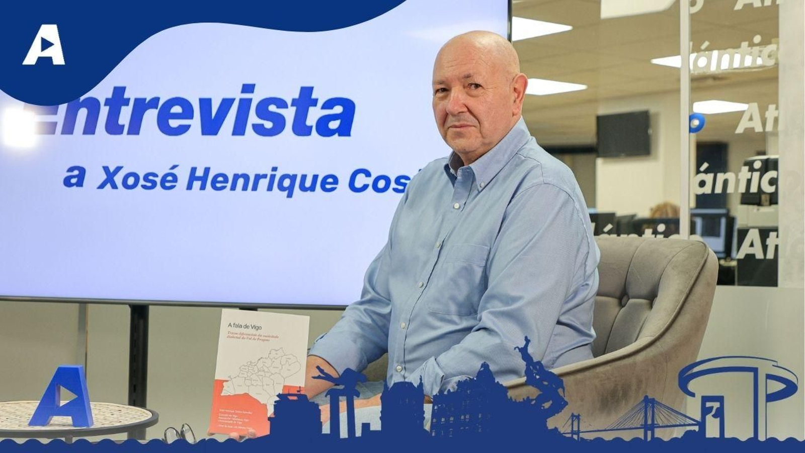 Xosé Henrique Costas: “Os vigueses confundimos ver e mirar dende o século XIII, non é que falemos mal”