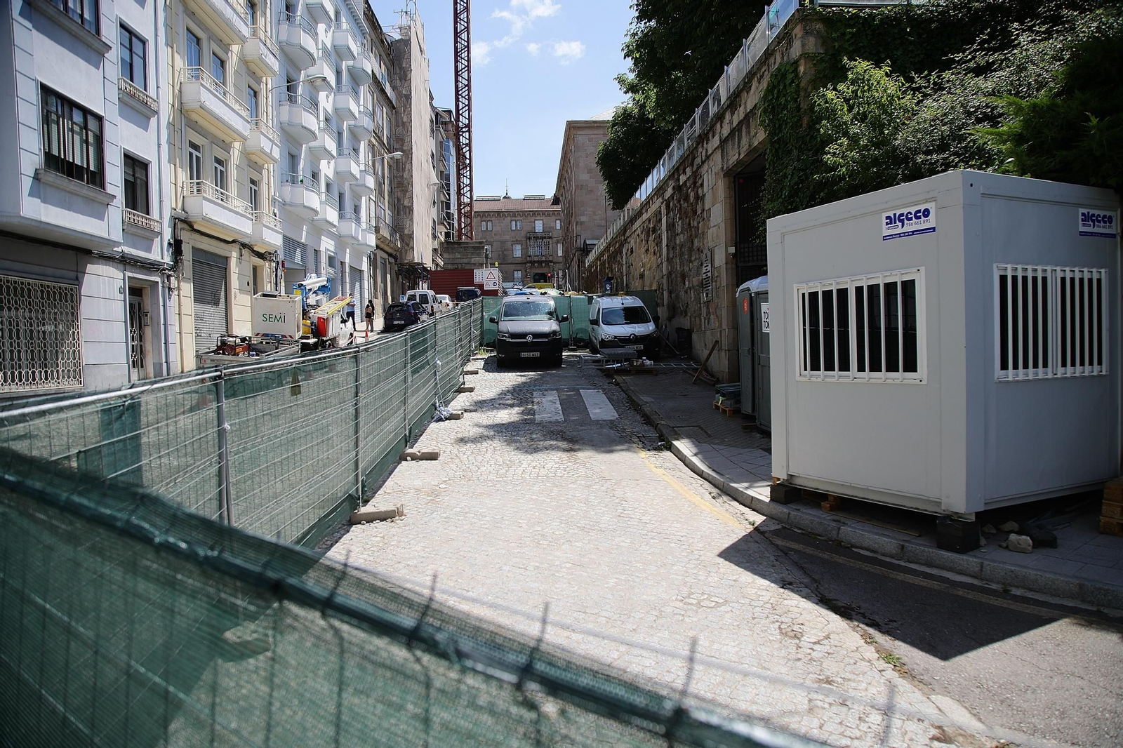 Estado de las obras de la subestación del Barbaña