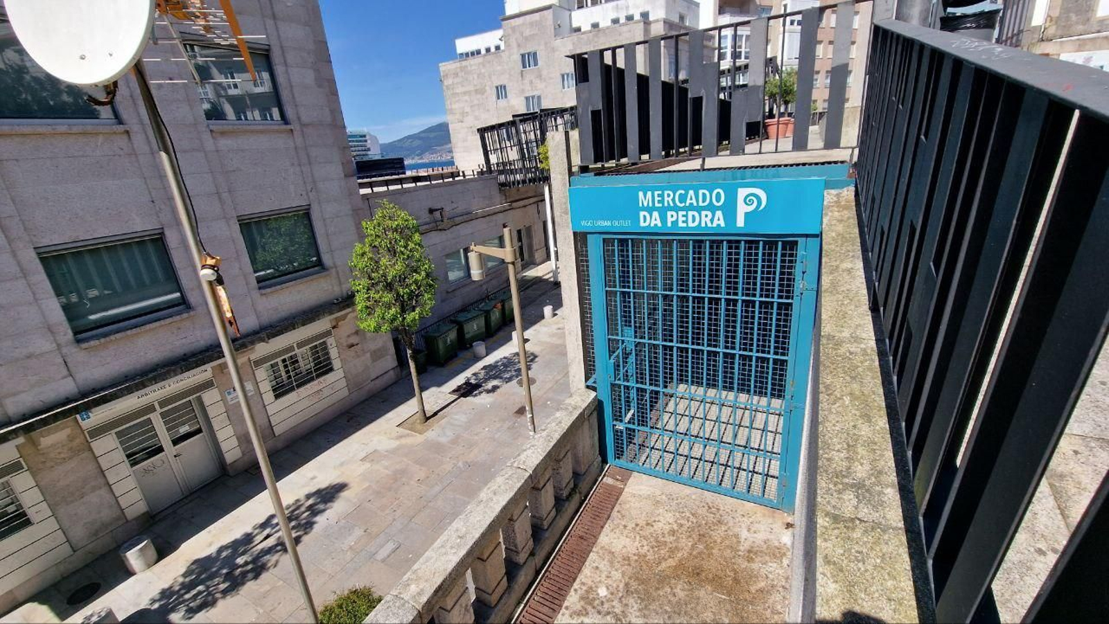 El Mercado da Pedra, en el Casco Vello de Vigo.