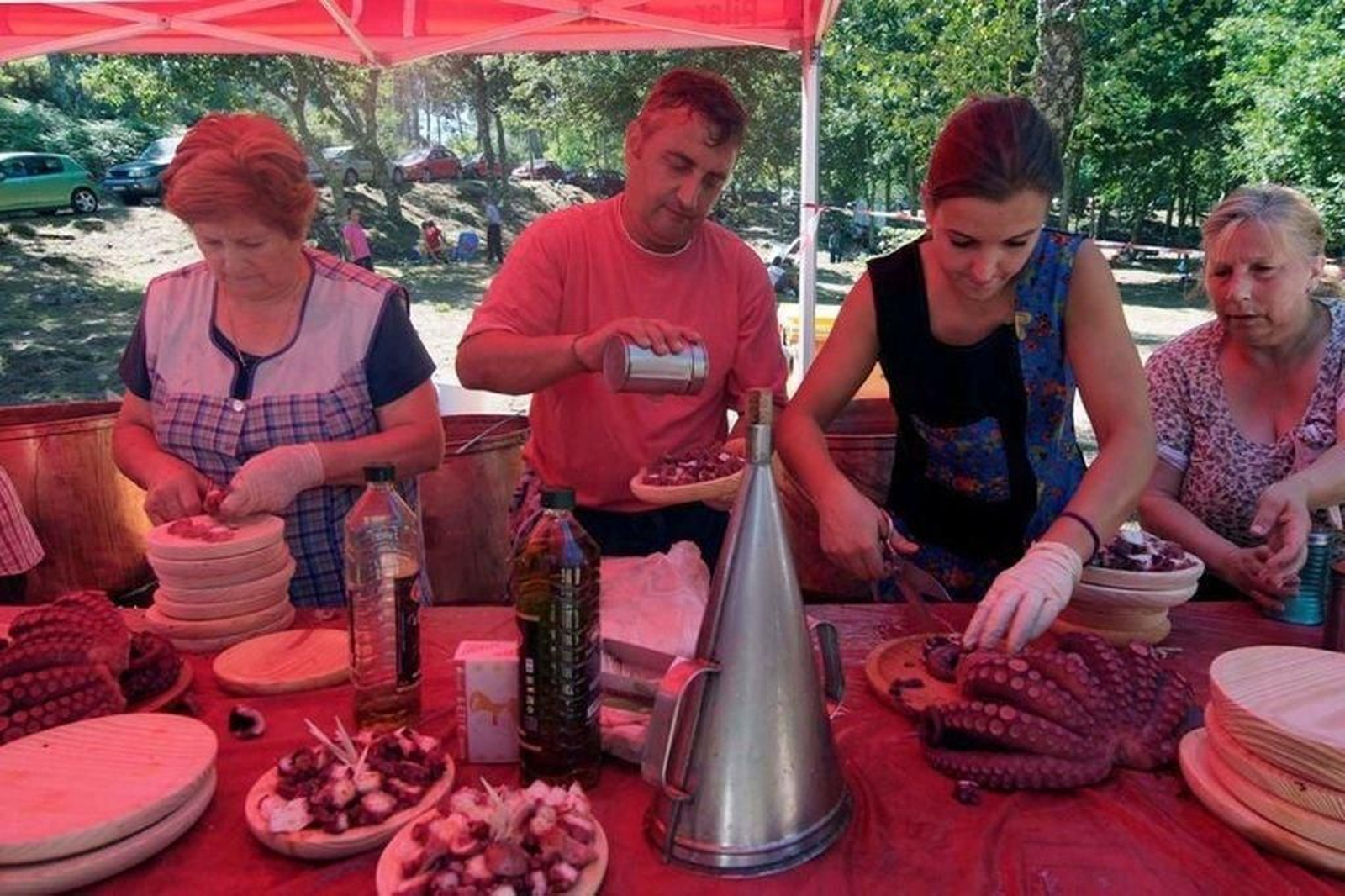 A Festa do Polbo, en el Monte dos Pozos, es una cita clásica.