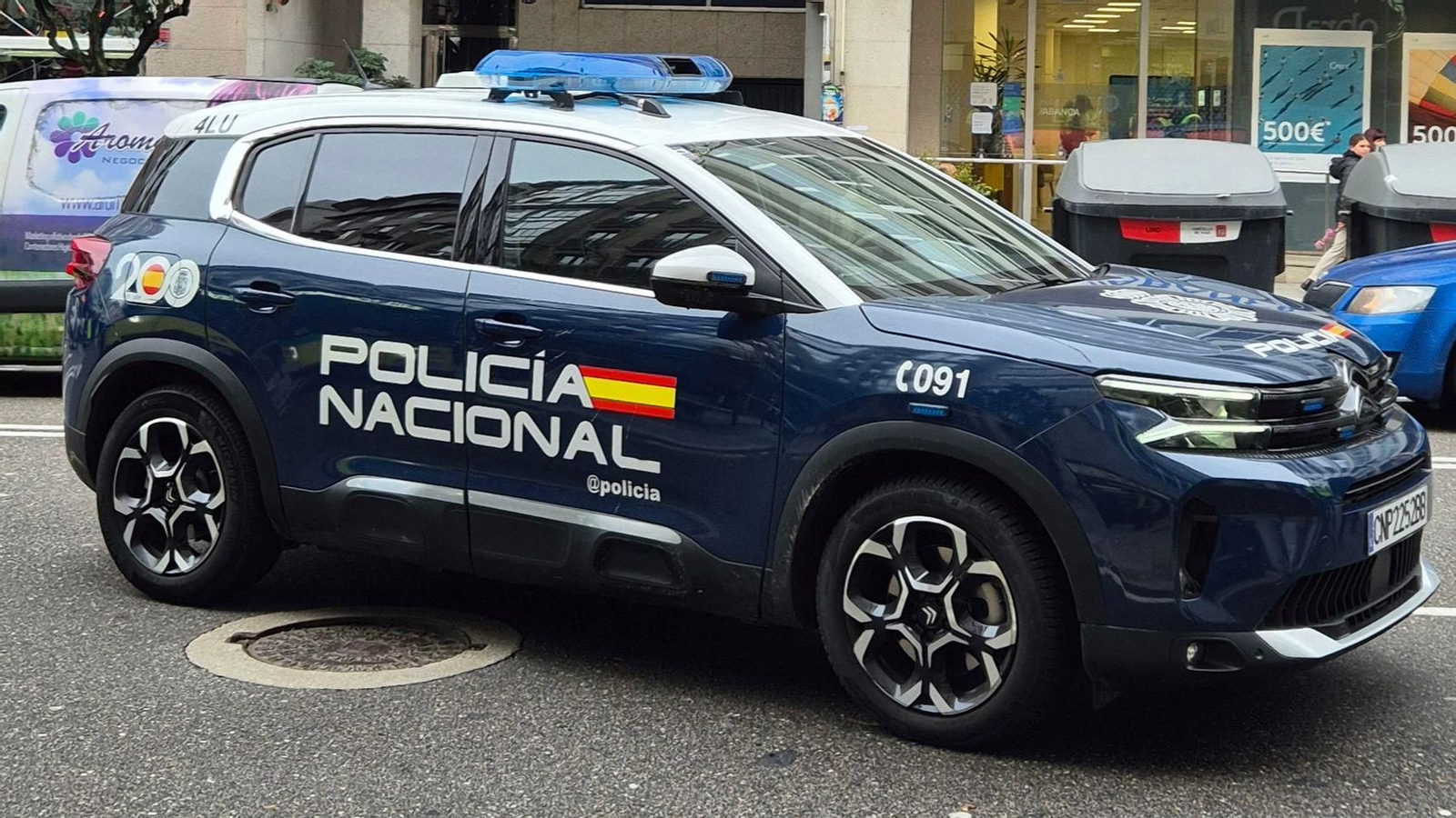 Un coche de la Policía Nacional.