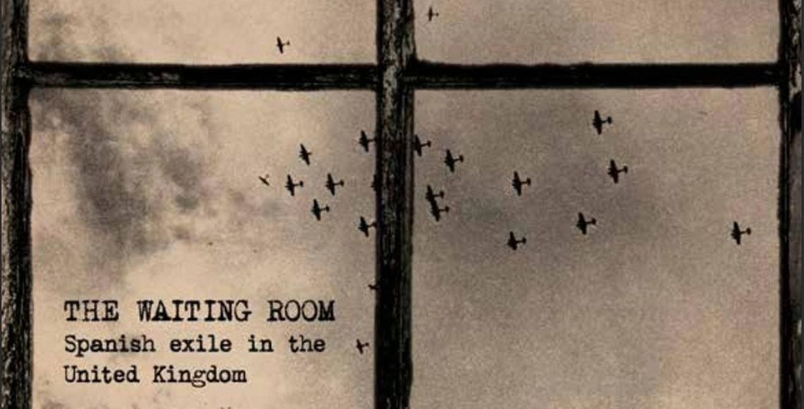 Cartel de la exposición "The Waiting Room", en el Cervantes de Londres.