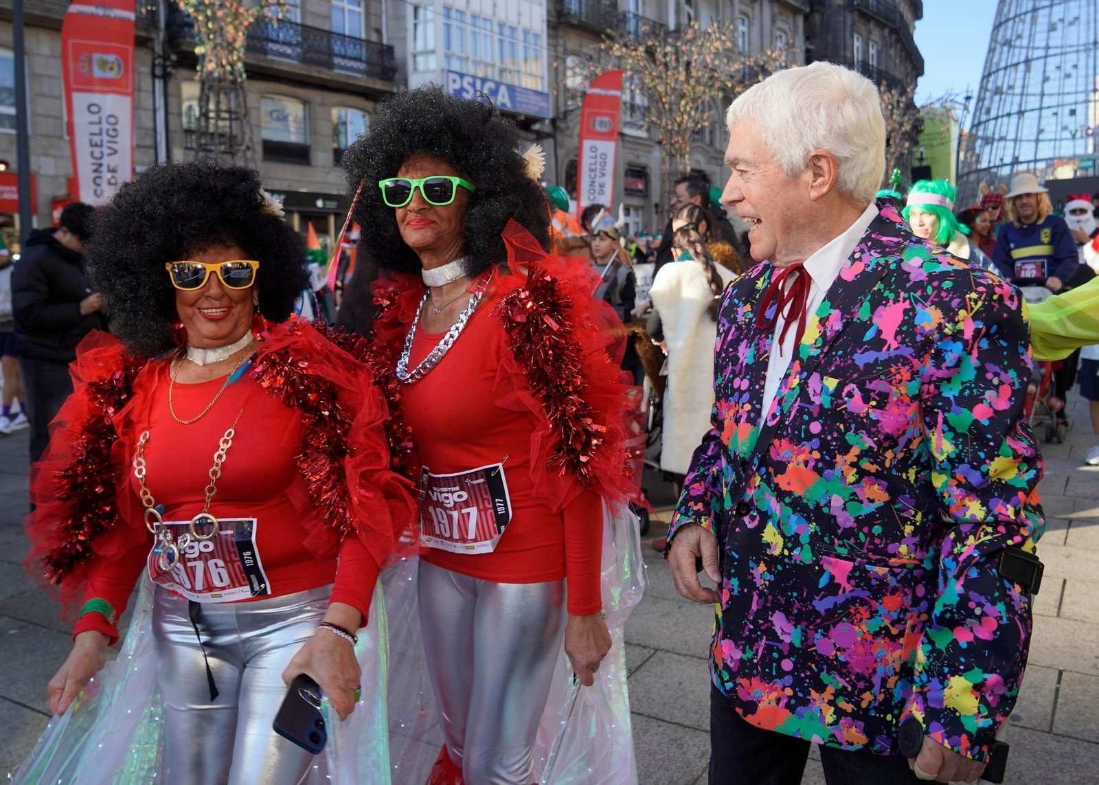 Galería | Disfraces y atletismo en la San Silvestre de Vigo 2025