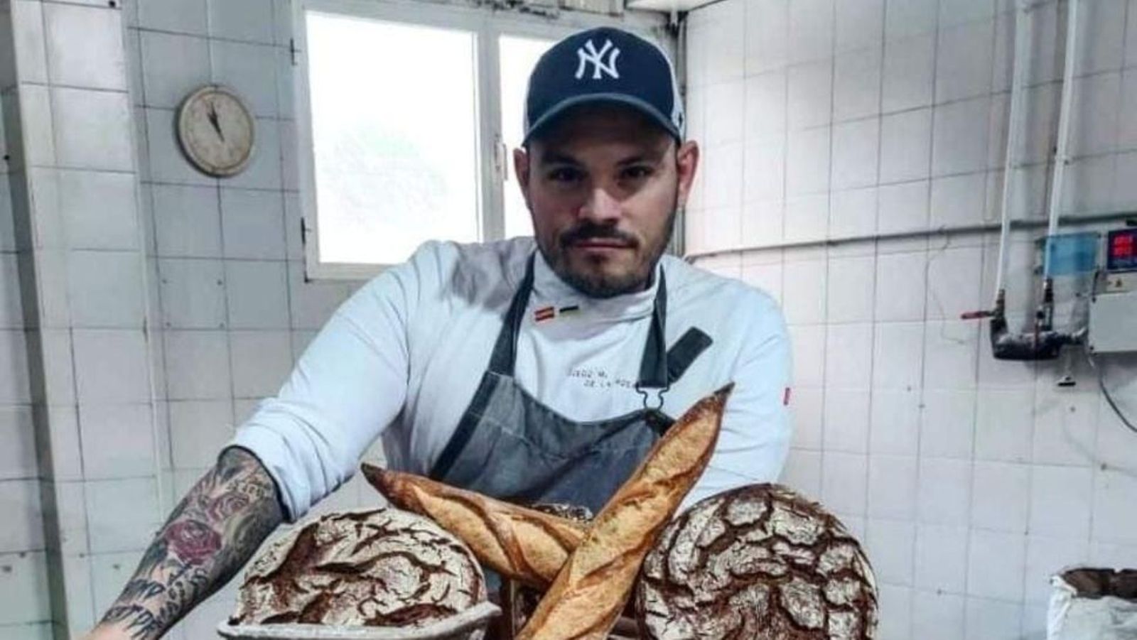 Diego Marín, panadero de Pandemonium y ganador de la Miga de Oro Galicia 2022.