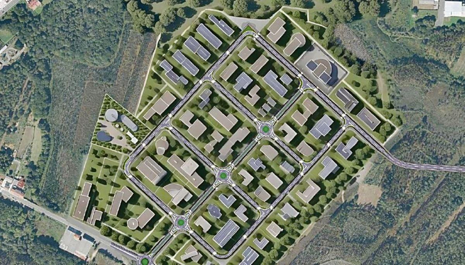 Futuro parque tecnológico de Zas.