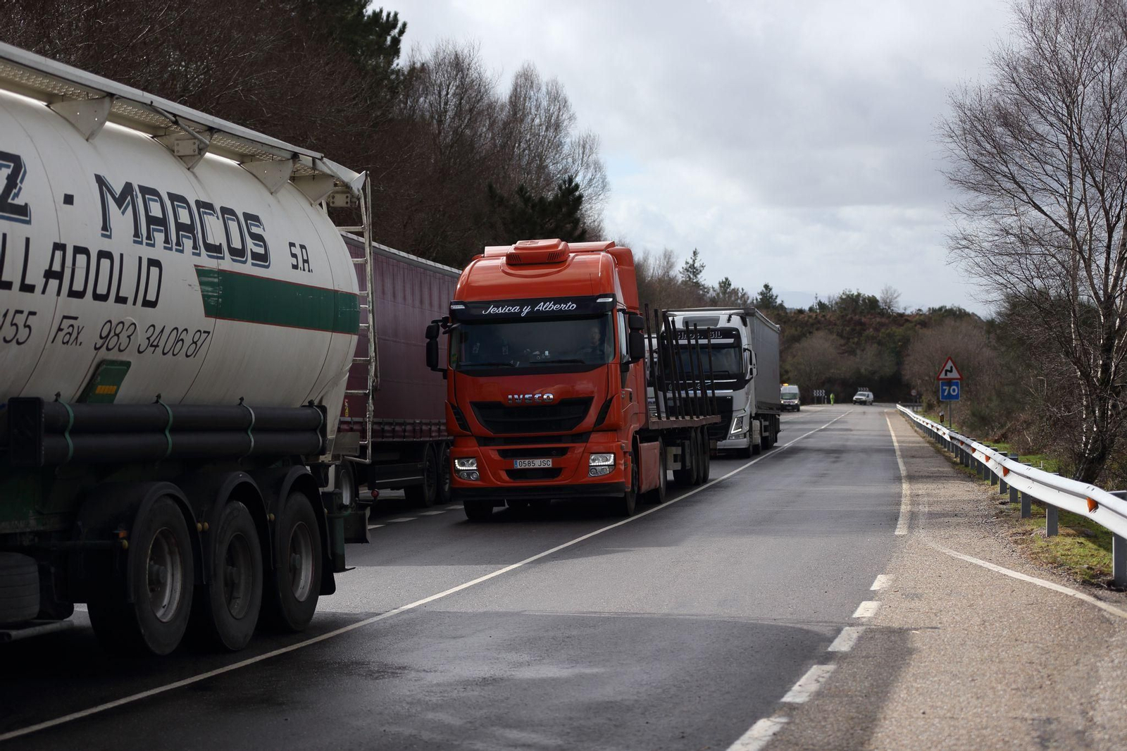 Nacional 120 en mal estado 12