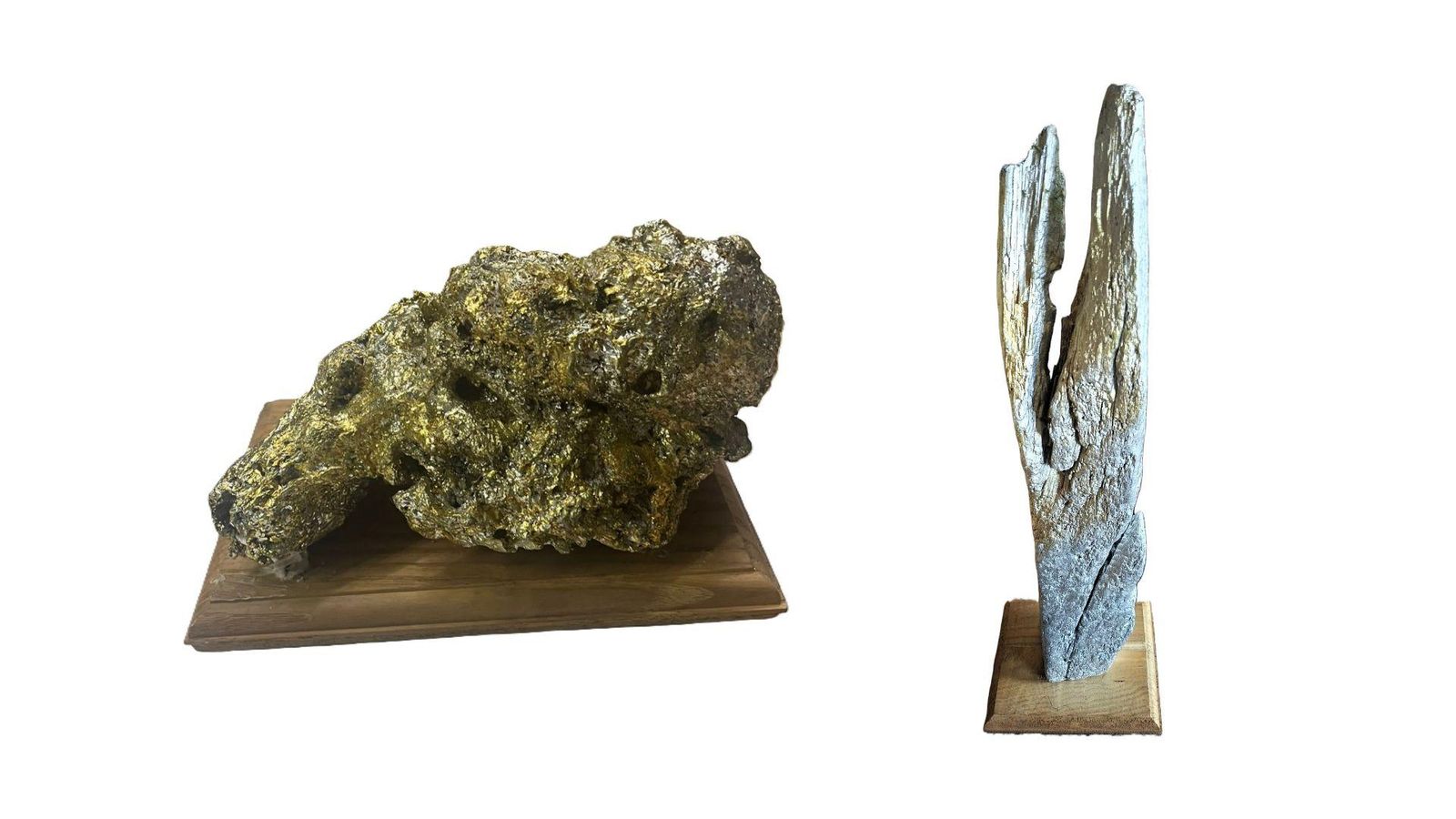 Esculturas con recursos naturales de isabel Delagranja