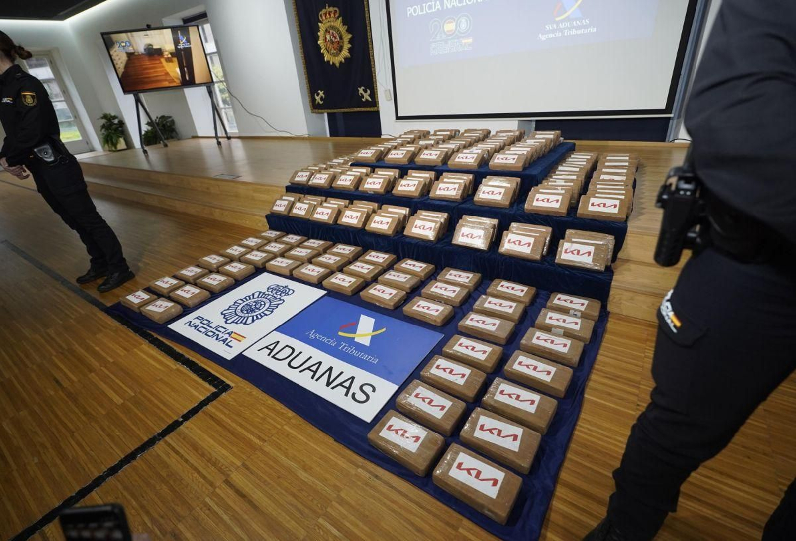 Droga intervenida en la Operación Monterrey.