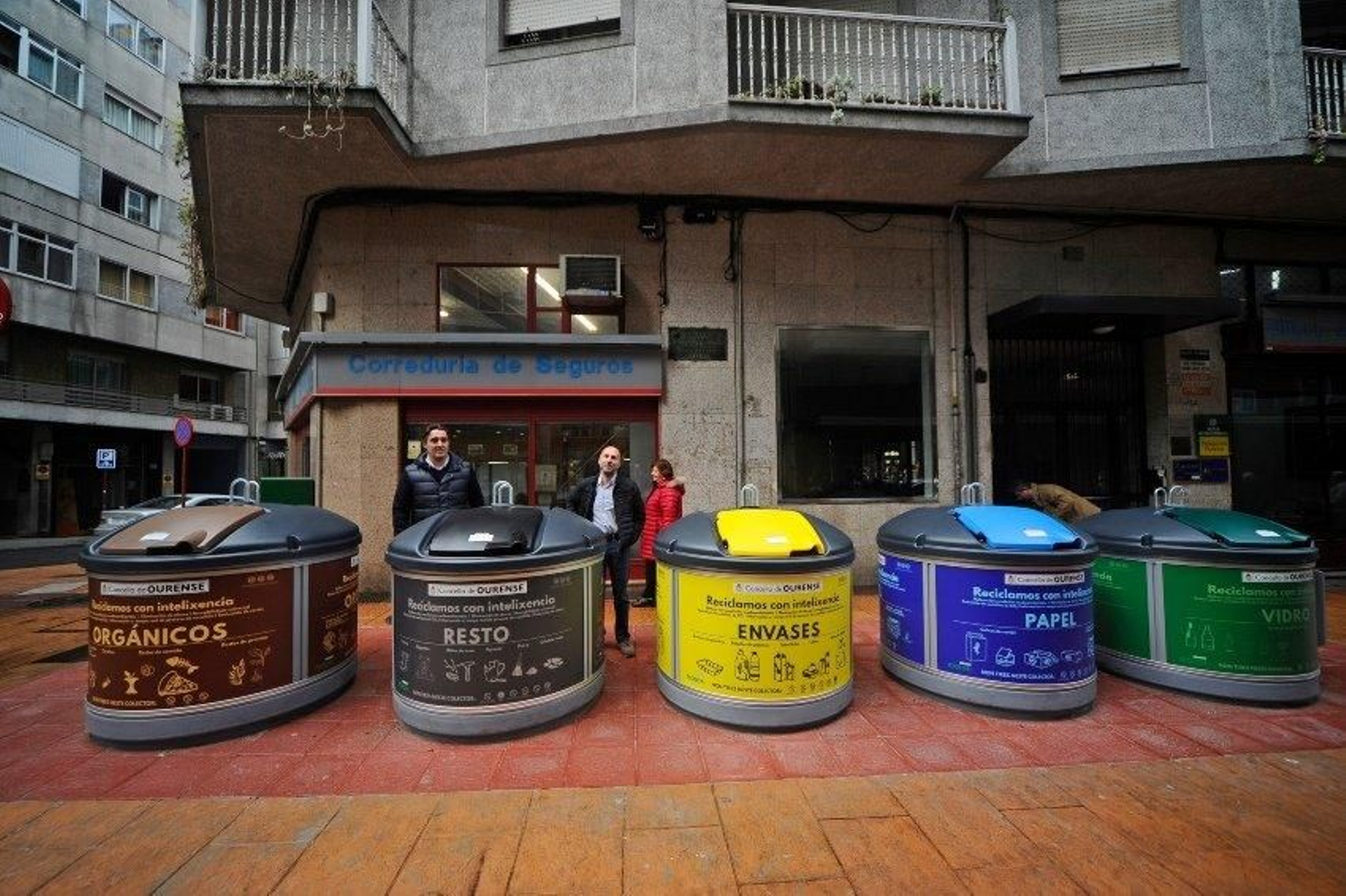 Los cinco contenedores a prueba en la ciudad (MARTIÑO PINAL).