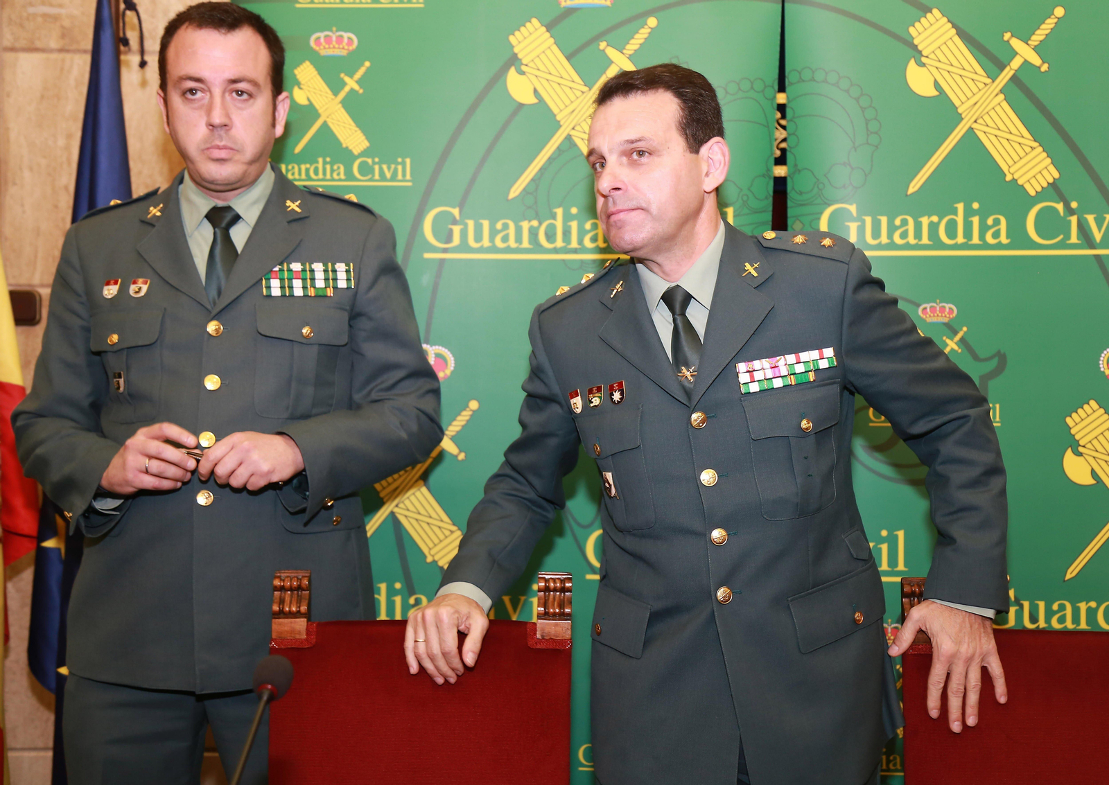 Jesús Reina y José Hernández Mosquera, al término de la rueda de prensa en Almería.