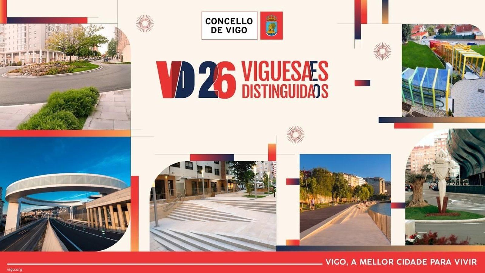 Directo | Entrega de premios de Vigueses Distinguidos 2026 y Medallas de Oro de la ciudad