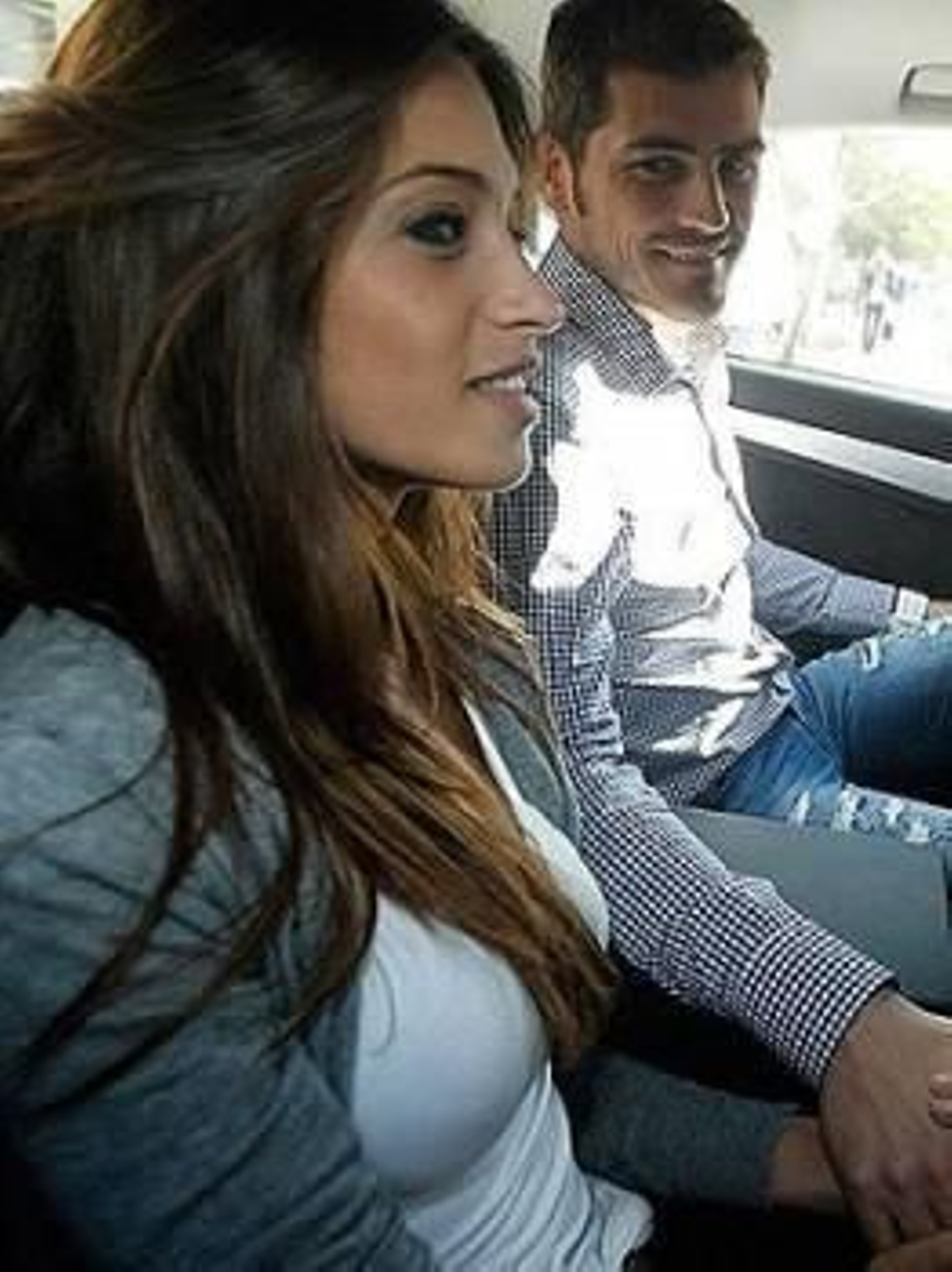 Carbonero y Casillas, en Chile. Foto: Twitter