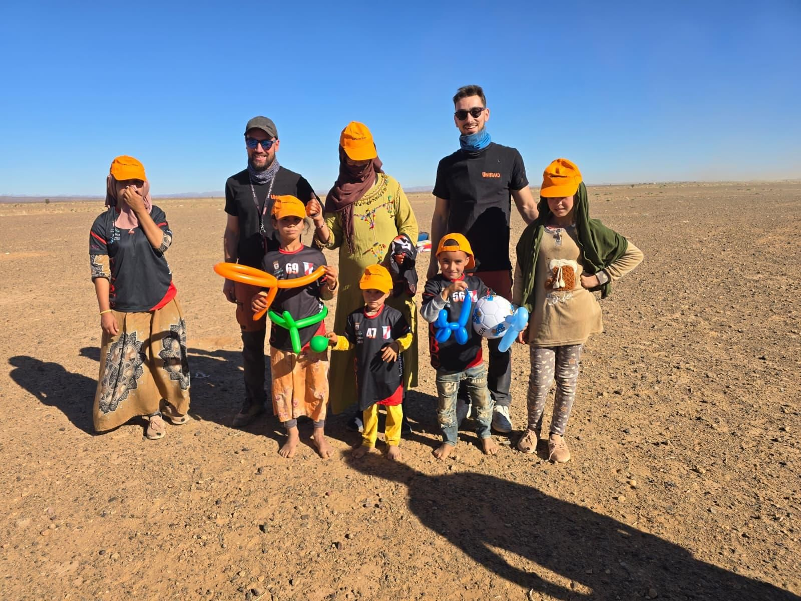 Galería | La pareja cañicense que se embarcó en un raid solidario en Marruecos