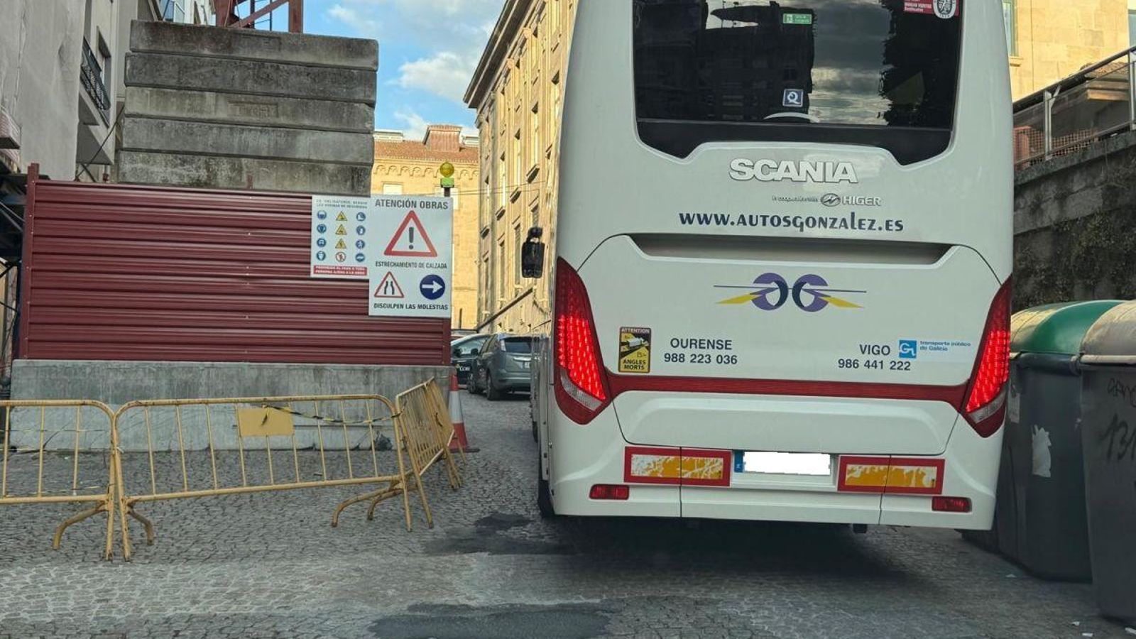 Atascos en Parada Justel