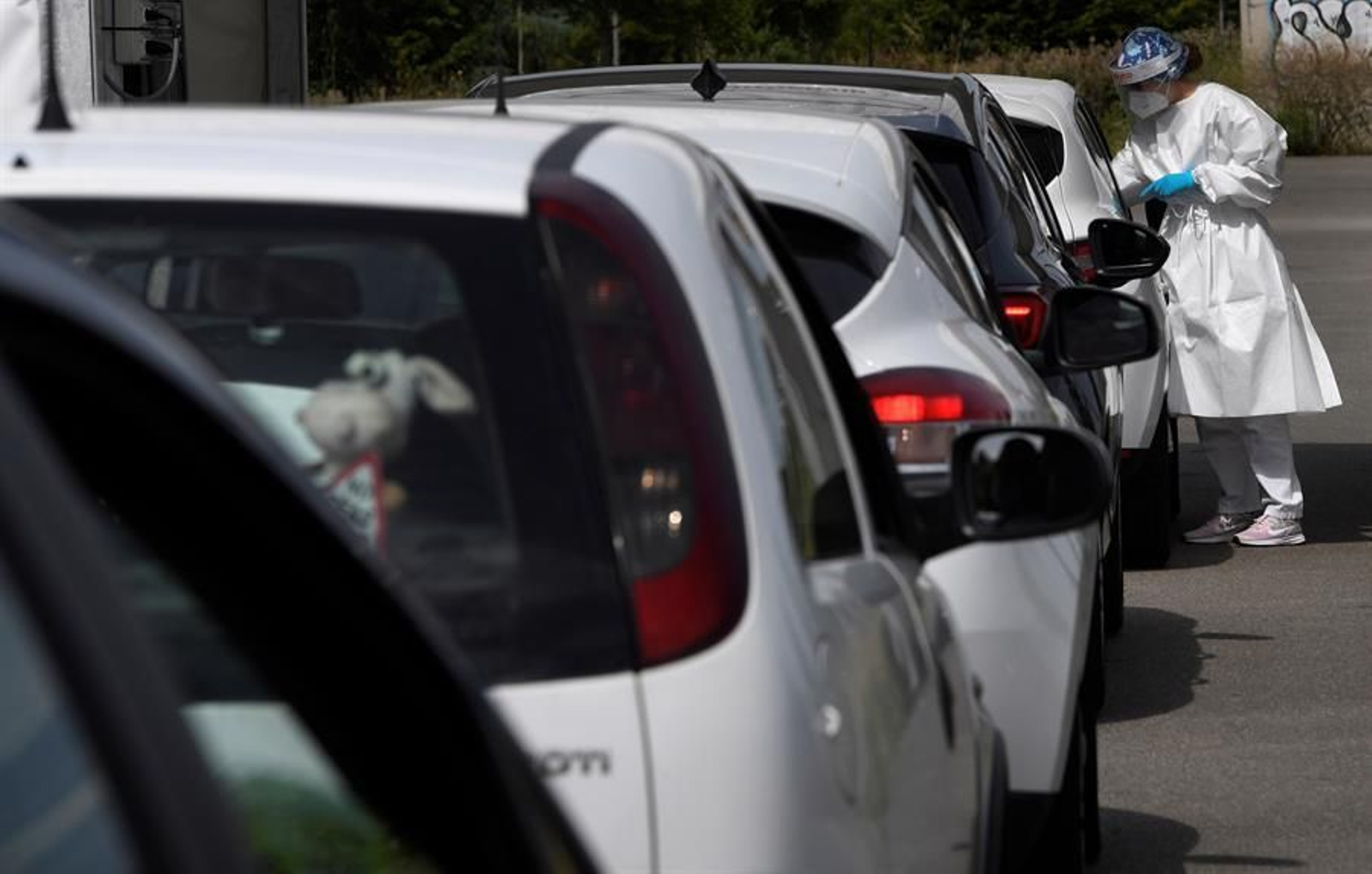 Un cribado poblacional en Gijón (EFE).