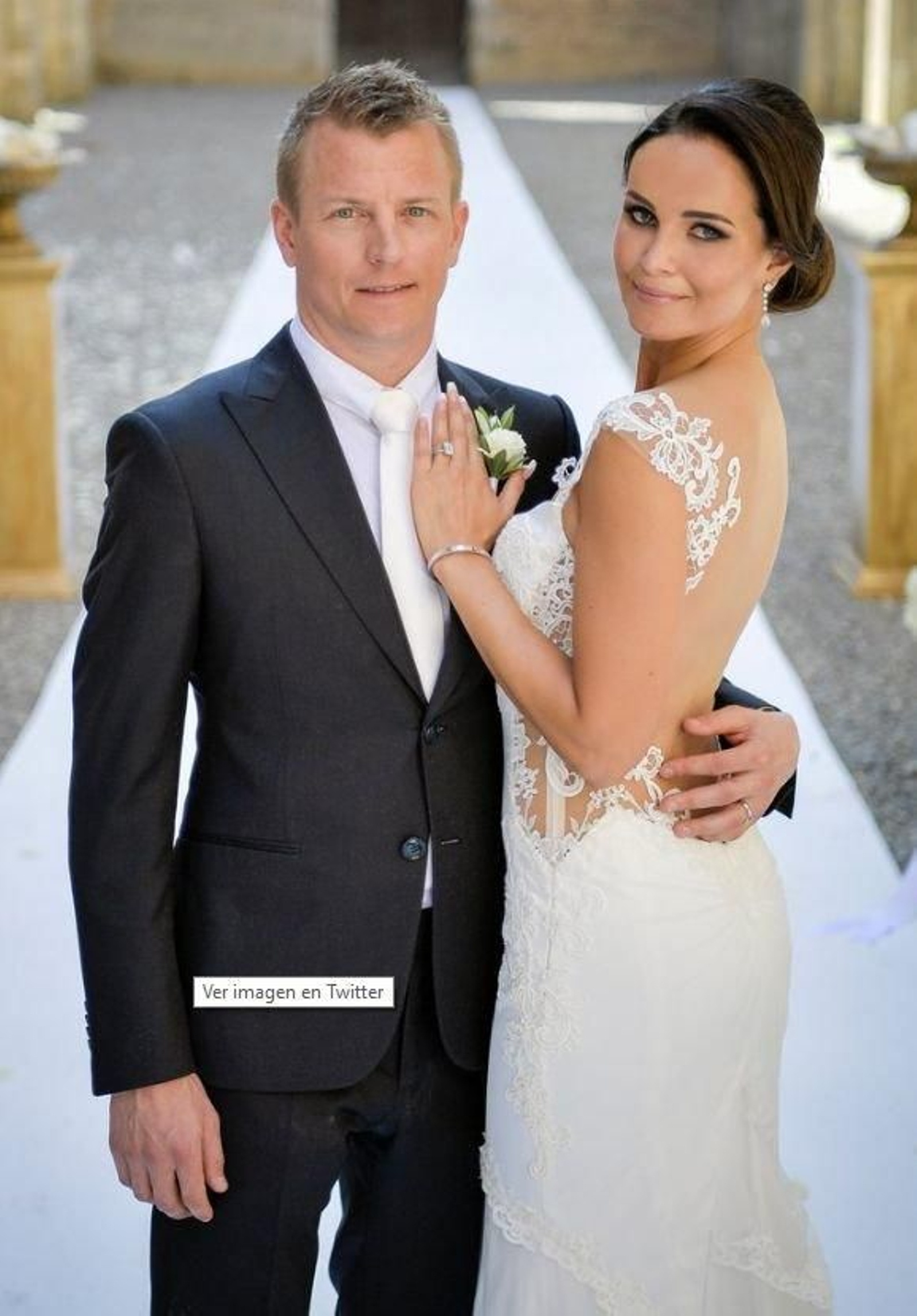 Kimi Raikkonen y Minttu Virtanen