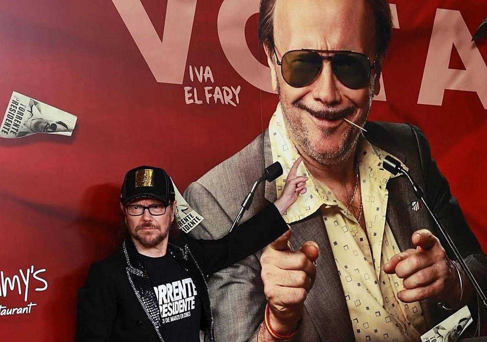 Santiago Segura con Torrente, líder de NOX en el film.