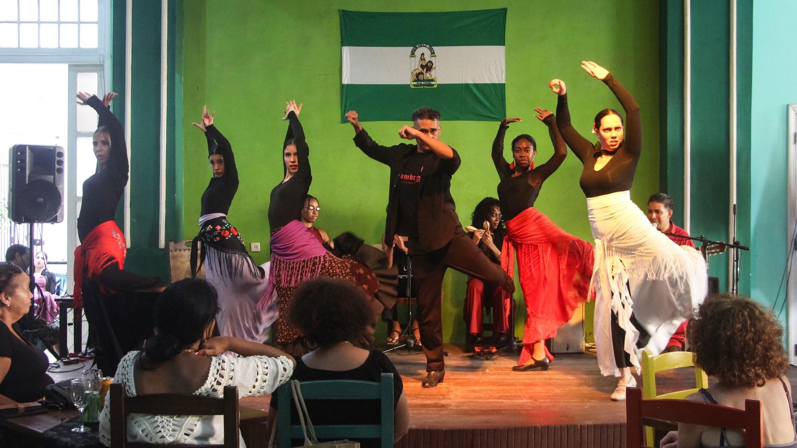 Grupo de danza flamenca