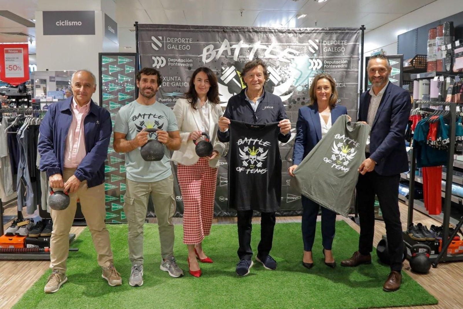 La competición se presentó ayer con José Ramón Lete Lasa, secretario xeral para o Deporte, y de Luisa Sánchez, de la Deputación.