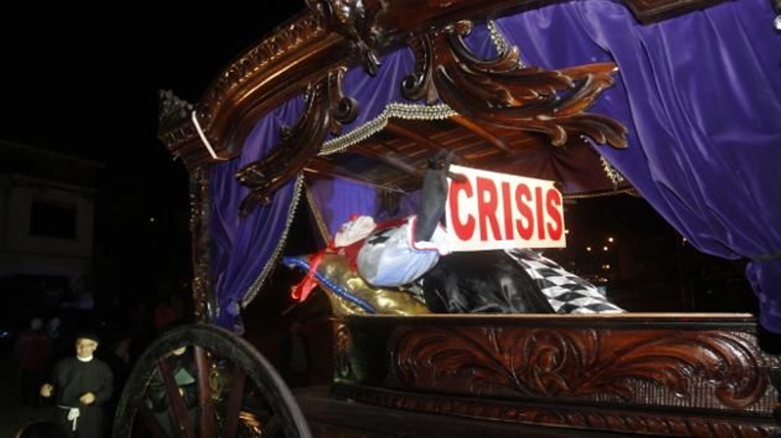 La sardina de Barbadás iba en un coche de lo más elegante