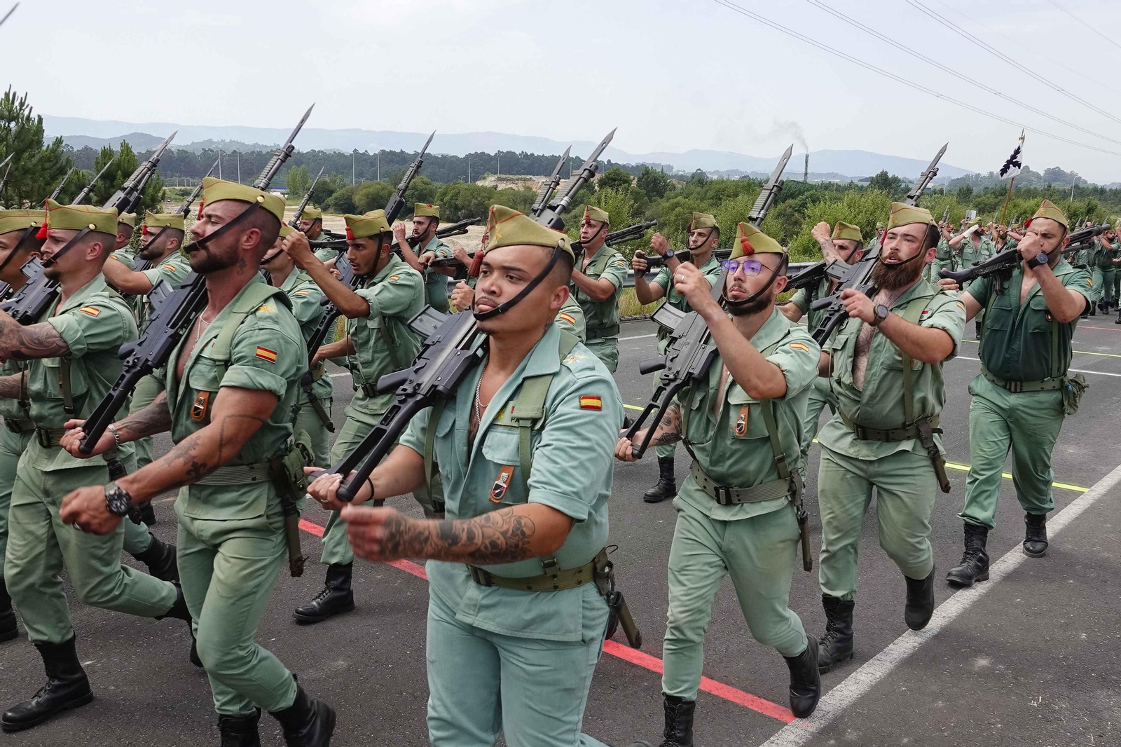 Galería | Ensayos para el acto central del Día de las Fuerzas Armadas en Vigo