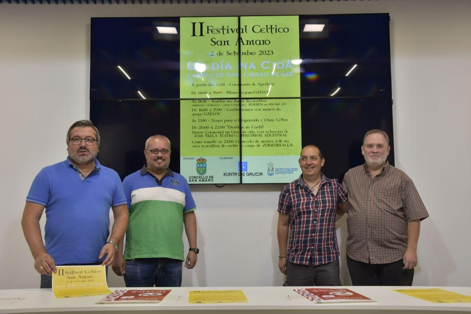 Fernando Rodríguez, César Fernández, Víctor Gulías y Darío Rodríguez.