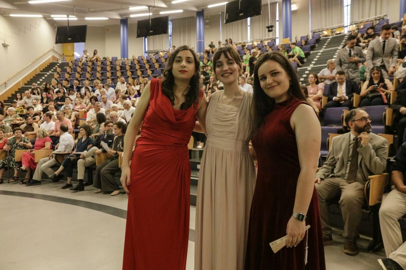 Iria, Antía y Sonia.