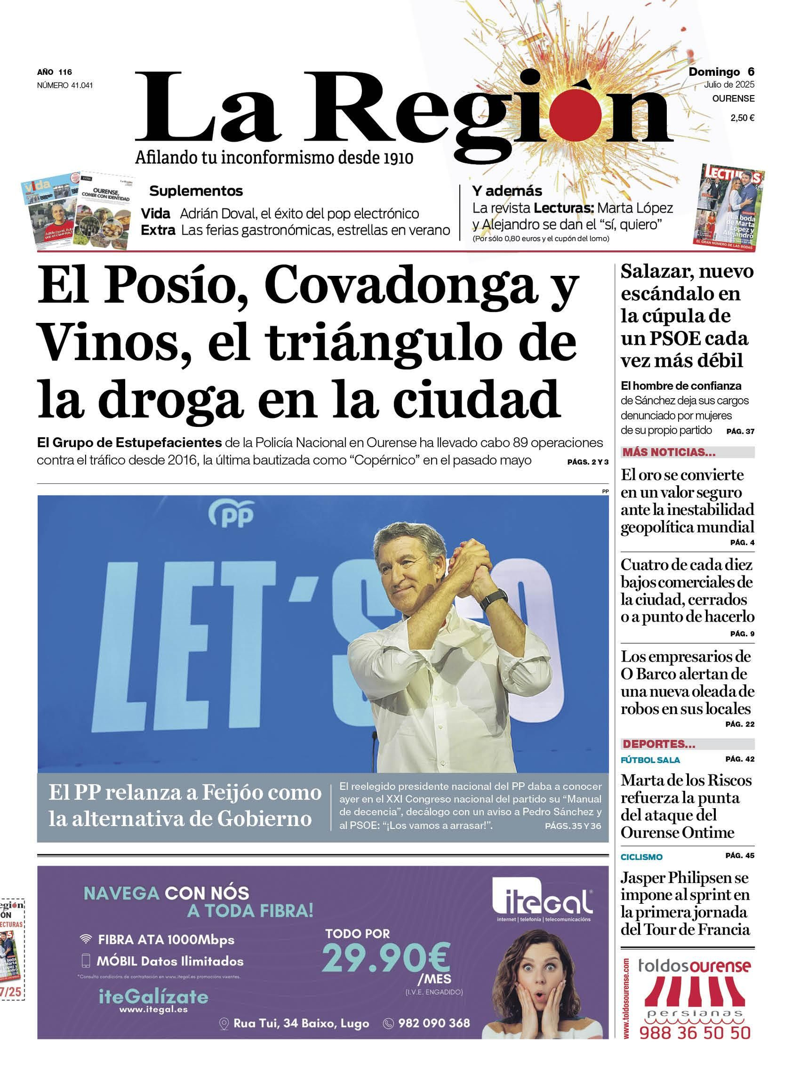 La portada de hoy