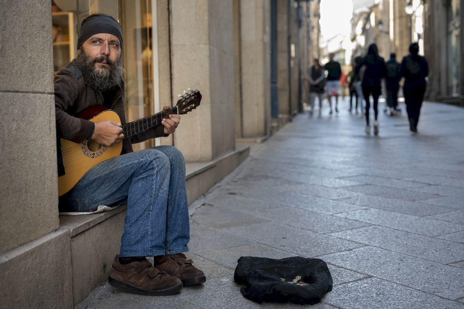 Ourense 30/9/22
Reportaje de mendigos en la ciudad

Fotos Martiño Pinal