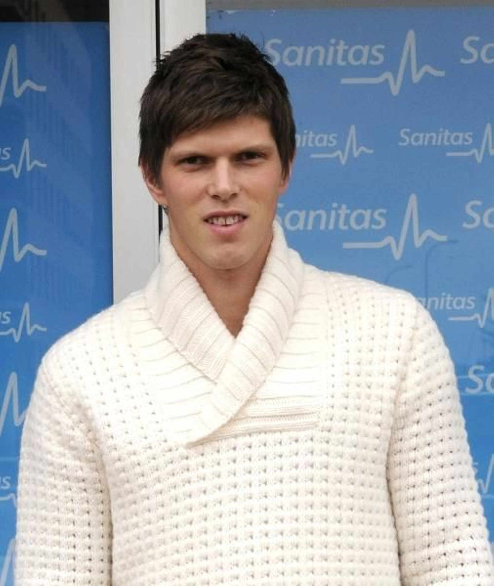 Klaas Jan Huntelaar, tras el reconocimiento médico. (Foto: Kiko Huesca)