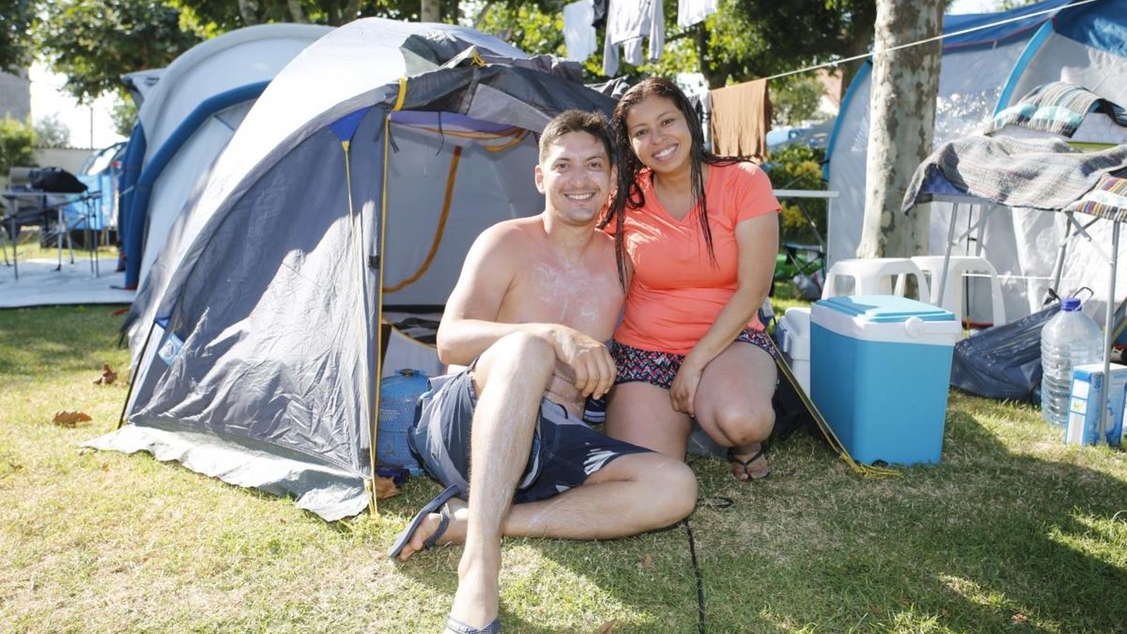 Bruno y Jennifer, de Portugal.
