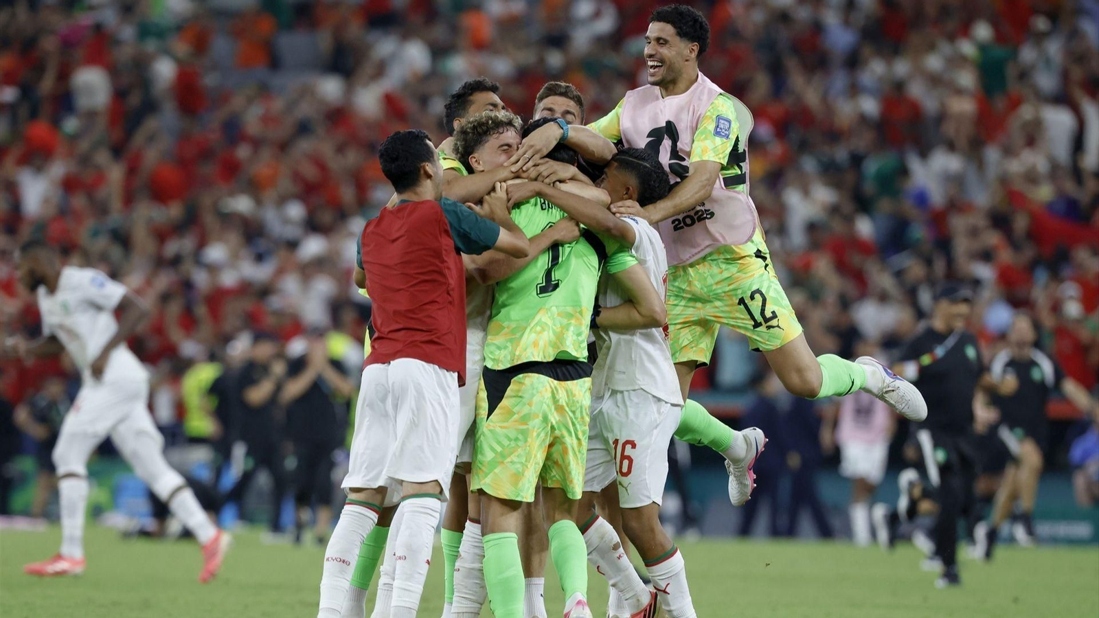 Bono fue el héroe de Marruecos en la tanda de penaltis.