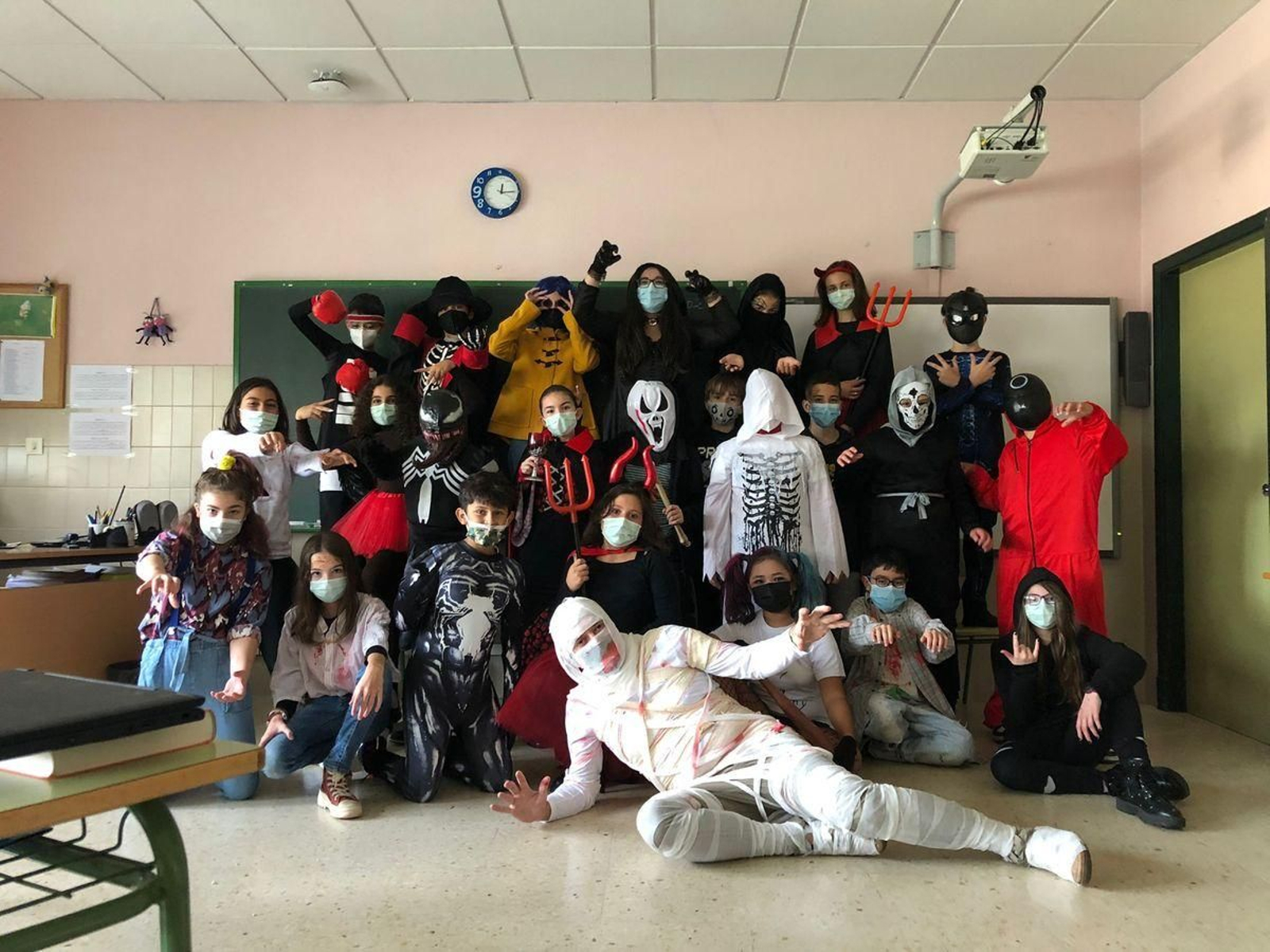 Mestre Vide. Non faltaron as referencias a series de televisión.